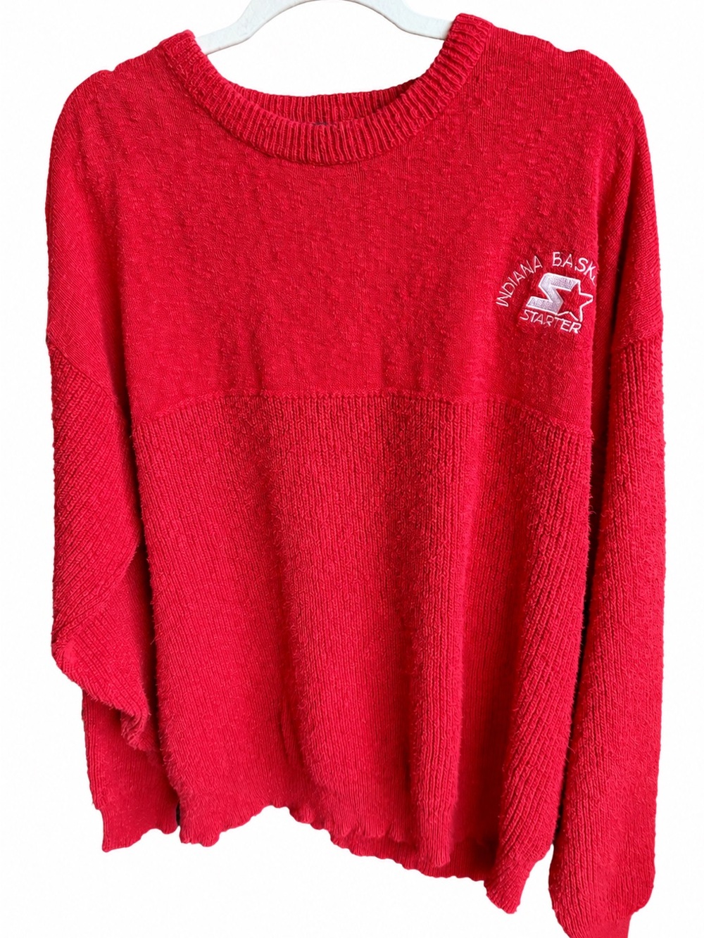 Vintage 90s Indiana Basketball Starter Isle of Cotton Sweater XXL USA